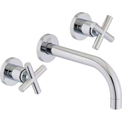 Dornbracht Tara. Three-hole washbasin wall mixer 36707892-00