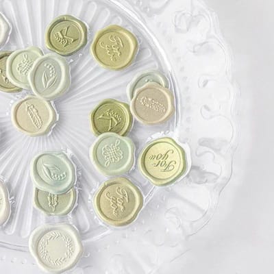 18 stuks Vintage Waxzegel Stickers DIY Scrapbooking Journal Planner Decoratie Koreaans Briefpapier Kawaii Envelop Sluitzegels