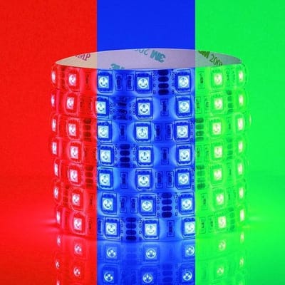 Groenovatie RGB LED Strip - 5 Meter - 14.4 Watt/meter - 5050 LED's - 12V - Waterdicht IP65