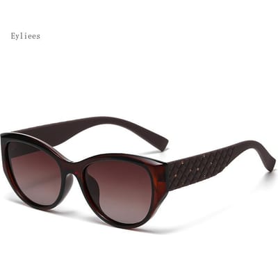 Nieuwe Modieuze Zonnebril Dames Zwart Plastic Elliptische Decoratie Zonnebril Heren Luxe Design Trendy Bril UV400