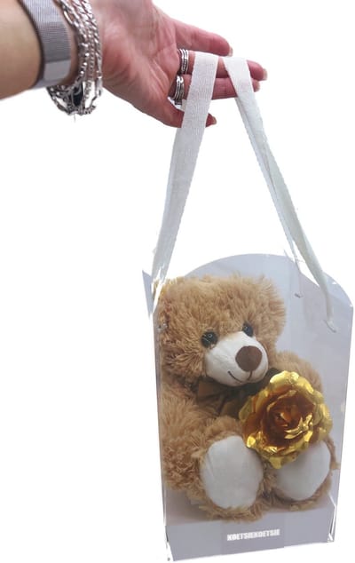 Kraamcadeau Beer in een Box - teddybeer in luxe cadeauverpakking - kan ook rechtstreeks worden verstuurd als cadeau