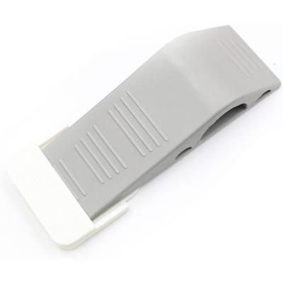 Butoir de Porte Antidérapant Butoir de Porte Cale Support Décoratif Sécurité Flexible gris