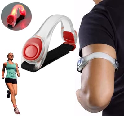 Sportarmband Hardloopverlichting I Hardloop Verlichting LED I LED armband I Zichtbaar In Donker I Hardlopen In Donker I 1 Stuk I Rood