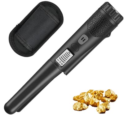 Pinpointer - Metaaldetector - Metaal Detector met Zaklamp - Nauwkeurig Opsporen - Volwassenen & Kinderen - Zwart