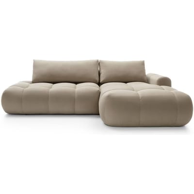 Hoekbank Ontaria met slaapfunctie rechts velvet | NADUVI Collection
