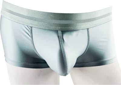 BamBella ® - Boxershorts - maat S/M - Boxer short groen glans stof onderbroek kort heren onderbroeken
