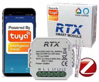 RTX Zigbee 3.0 Sterownik 3 Kanaals voor Slimme Thuisautomatisering