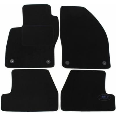 Tapis De Coffre - J&J AUTOMOTIVE - Ford Focus 3 - Sur Mesure - Velours Noir - Antidérapant noir