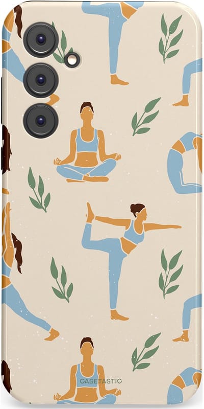 Casetastic Hoesje Geschikt voor Samsung A35 - Stijlvolle Beschermende Duo-layer Case - Yoga zen