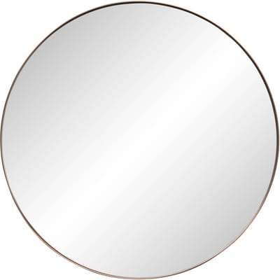 Ben Mimas Ronde Spiegel - met LED Verlichting en Anti-condens - Ø 80 cm - Voorgemonteerd - Koper - Badkamerspiegel - Wandspiegel