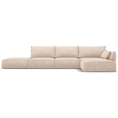 Hoekbank Vanda rechts chenille | Mazzini Sofas
