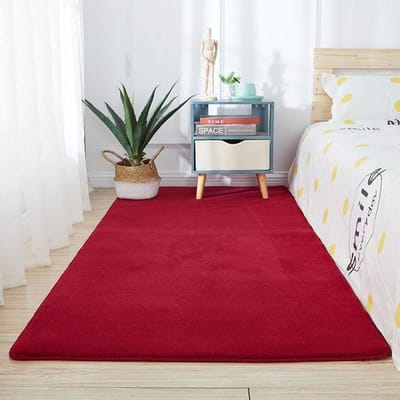 Grote pluizige Nordic koraal fluwelen tapijt tapijten voor woonkamer zachte home decor slaapkamer kinderkamer pluche decoratie salon tapijt 40X60cm groen