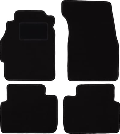 Zwarte veloursmatten voor: Honda Civic VI hatchback 3-deurs (1995-2001)