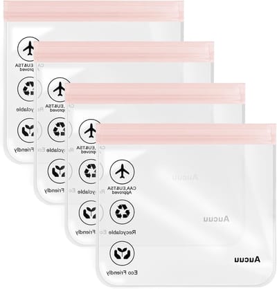 Doorzichtige reistoilettas 20 x 20 cm - TSA goedgekeurde make-uptas - ideaal voor luchtvaartveiligheid - ShopVlot