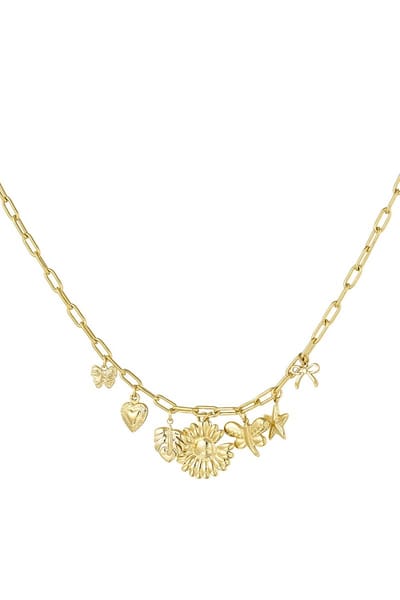 Botanical bliss ketting Goud