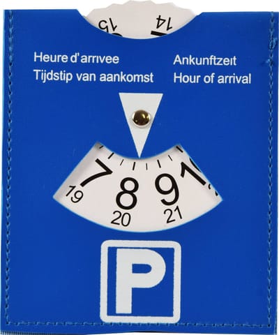Parkeerschijf blauw| Parkeerkaart | Parkeren in de blauwe zone