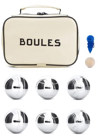 Grote Boules Set voor Buiten - Perfect voor Familiebijeenkomsten en Strandactiviteiten