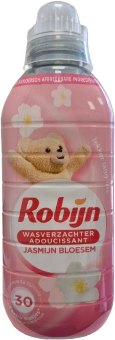 Robijn Wasverzachter - Jasmijn Bloesem - 604ml x 10 flessen - 30 Wasbeurten