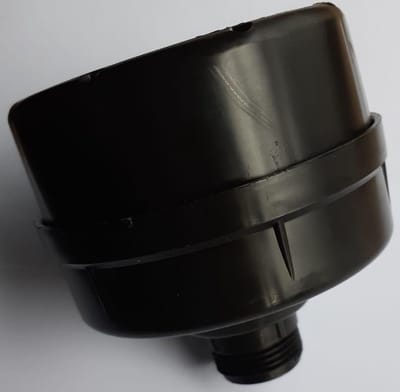 Luchtfilter kunststof met 1" aansluiting nylon filter