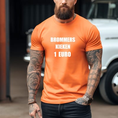 Oranje Shirt-Koningsdag- Koningsdag shirt- maat M- oranje koningsdag shirt.