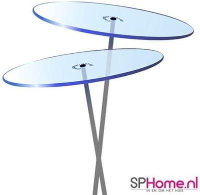 Cazador Del Sol Zonnevangers - tuin decoratie voor buiten - Ø150mm x 120cm Blauw Set2