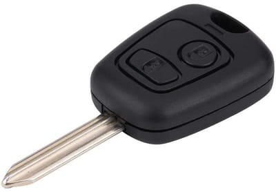 Dailygoody - Auto Sleutel - 2 Knoppen - Volledige Elektronische Eenheid - Populaire Kleur - Afstandsbediening - Geschikt voor Diverse Auto's - ID46