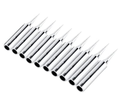 Allecto - Soldering Iron Tips - 10 Stuks - Duurzaam en Corrosiebestendig - Conisch - Geschikt voor Elektronisch Werk - 900M-T-I Model