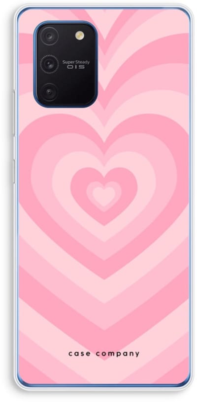 Case Company® - Hoesje geschikt voor Samsung Galaxy Note 10 Lite hoesje - Hart Roos - Soft Cover Telefoonhoesje - Bescherming aan alle Kanten en Schermrand