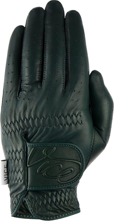 Vice Golf Pure Golfhandschoen – Rechterhand – Maat XL – Donkergroen – Premium Lamsleer – Optimale Grip & Comfort