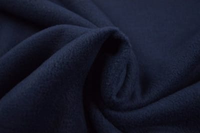 10 meter fleece stof - Navy - 100% polyester