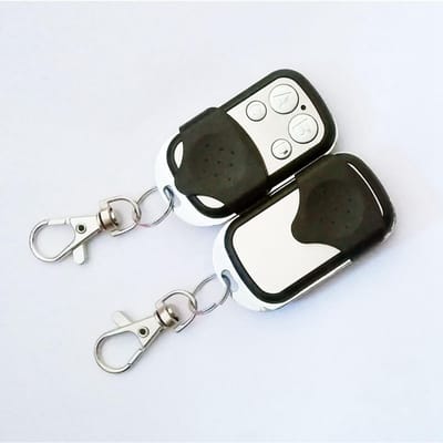 Télécommande Universelle de Clé de Voiture Sans Fil Métal Portable Sensible Utilisation Facile Ouvre-porte de Garage Clé ABCD black