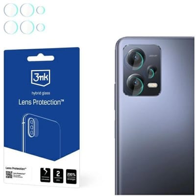 3MK - Lensbeschermingskit - Redmi Note 12 - 4 Stuks - Transparant - Glashardheid 7H
