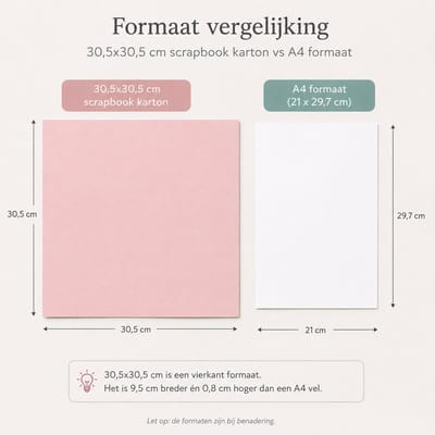20 Linnen kaarten papier - Scrapbook papier - Lichtgroen - Cardstock - 30,5 x 30,5cm - 240 grams - karton