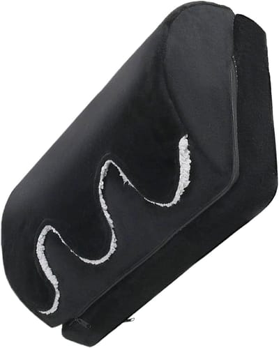 Voetenkruk Bureau - Voetensteun Beensteun - Ergonomisch Zitten - In Hoogte Verstelbaar - 40 x 30 x 16.5 cm - Grijs