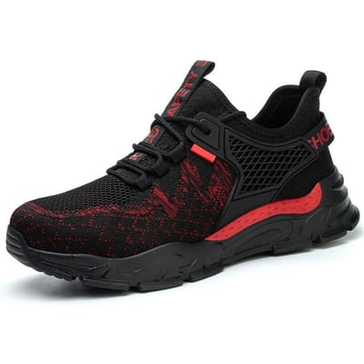 Isolatie 6KV Veiligheidsschoenen Heren Dames Werk Sneakers Beschermende Veiligheidslaarzen Anti-smash Anti-piercing Ademende Werkschoenen 37 zwart