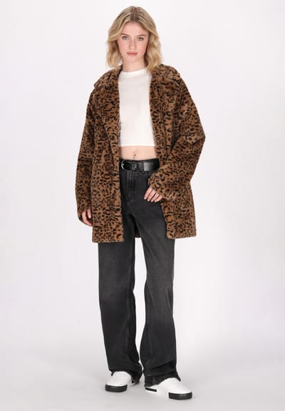 Mymo jas Dames bruin zwart