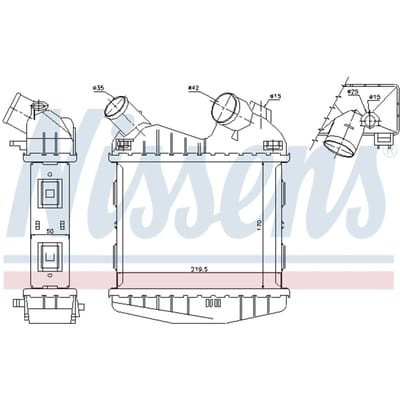 Intercooler NISSENS 96499
