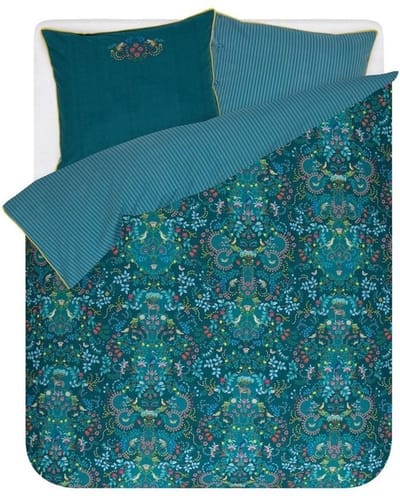 Pip Studio Forest Findings dekbedovertrek - Tweepersoons - 200x200/220 - Groen