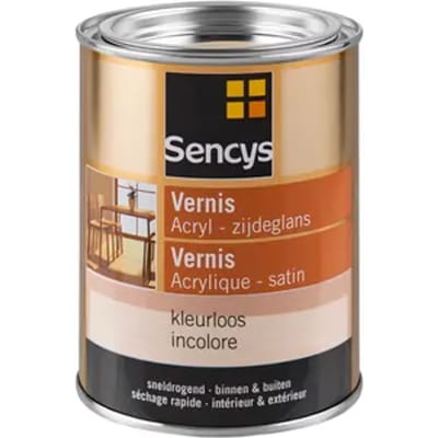 Sencys Vernis Acryl Zijdeglans Kleurloos 500ml