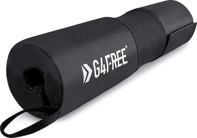 Standaard Olympische halterset met 7 lange halterpads/nekpads/halterpads voor squats/heupstoten/lunges/2 gymenkelveiligheidsbanden en 3 heupweerstandsbanden