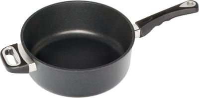 AMT Gastroguss Braadpan Ø 28 cm, 8 cm hoog, 4,3 ltr. met steel en tegengreep