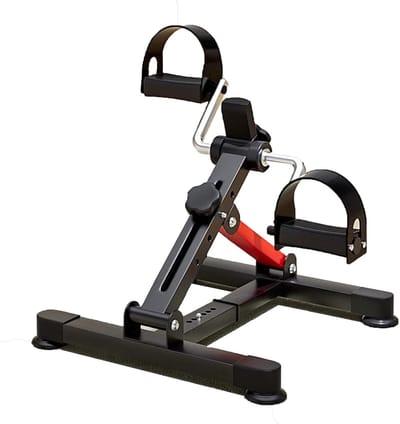 Pedaaltrainer - Mini Hometrainer - Fitness Thuis - Instelbare Weerstand - 43 x 37 x 37 cm - Zwart