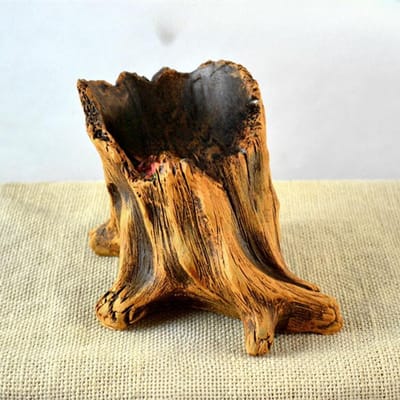 Imitatie Houten Palen Boomwortels Planten Planten Potplanten Retro Cement Hout Planten Succulenten Creatieve Bloempotten