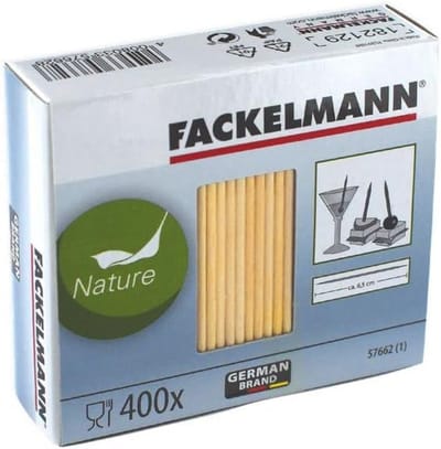 400 Houten Tandenstokers & Mini Spiesjes - 6.5 cm - Voor Aperitief of Cocktails