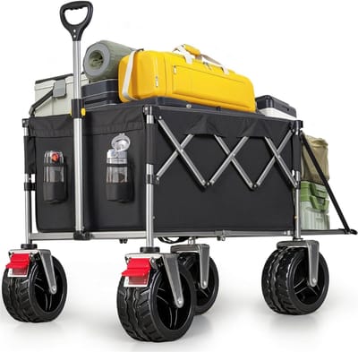 MIRA® Transportwagen - Steekwagen - Meubelroller - Zwart - 125cm x 56cm x 73cm