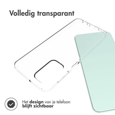 Accezz Hoesje - Geschikt voor Samsung Galaxy A23 (5G) - Clear Backcover - Transparant
