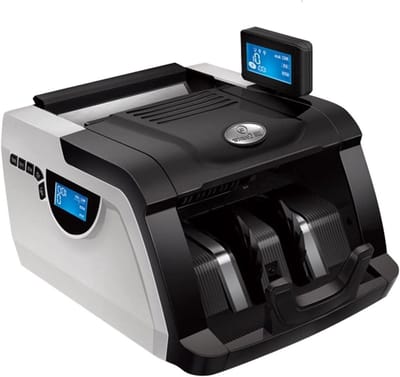 Geldteller Machine - Contant Geld Teller - Snel Geld Tellen - Multi Valuta Detectie - 1000 Stuks/Min - Zwart