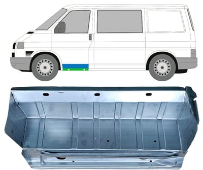 Reparatie voorste trap dorpel voor Volkswagen Transporter T4 1990-2003 / Links