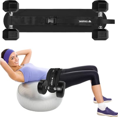 Verstelbare Heupband voor Dumbbells en Kettlebells, Ideaal voor Fitness, Pilates en Glute Oefeningen Thuis