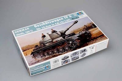 Trumpeter Modelbouwpakket Militaire voertuigen - 00374 Sd.Kfz.165/1 Geschützwagen IVb für 10,5cm leFH 18/1 (Sf.) WWII - Duitse Houwitser Plastic - 1:35 - Modelbouw